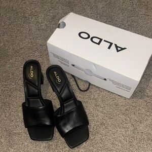 ALDO Women's Black Slide Sandals